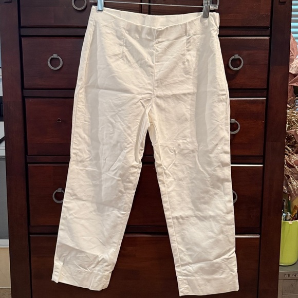 Nic + Zoe White Cropped Pants size 4 - Picture 3 of 15